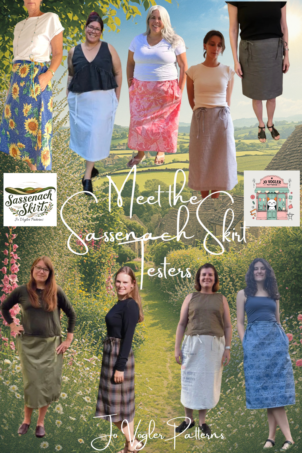 The Sassenach Skirt PDF Sewing Pattern