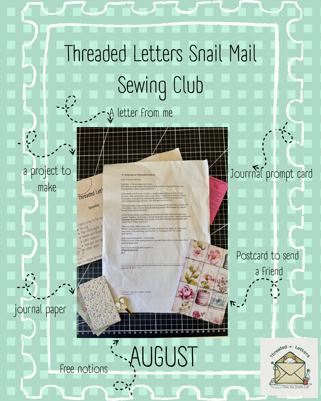 THREADED LETTERS 12 - Monthly Subscription (INTERNATIONAL - OUTSIDE AUSTRALIA) - September 2026
