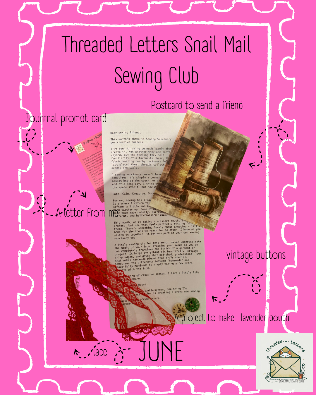 THREADED LETTERS 9 - Monthly Subscription (AUSTRALIA ONLY) - June 2026